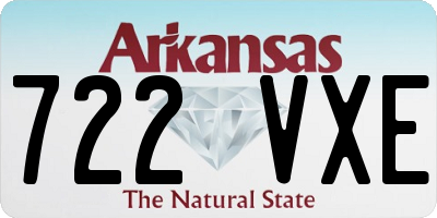 AR license plate 722VXE