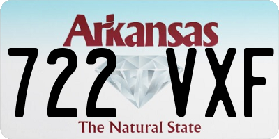 AR license plate 722VXF