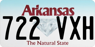 AR license plate 722VXH