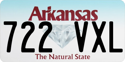 AR license plate 722VXL