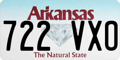 AR license plate 722VXO