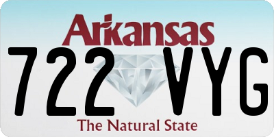 AR license plate 722VYG