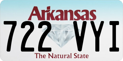 AR license plate 722VYI