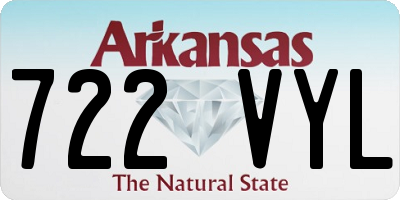 AR license plate 722VYL