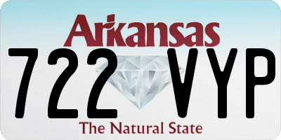 AR license plate 722VYP