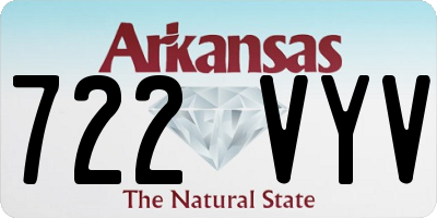 AR license plate 722VYV
