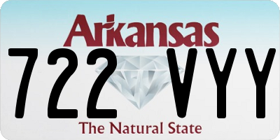 AR license plate 722VYY