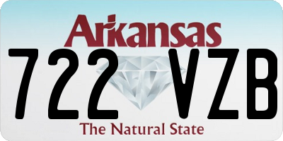 AR license plate 722VZB