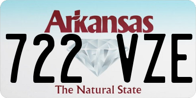 AR license plate 722VZE