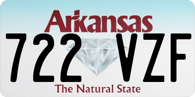 AR license plate 722VZF