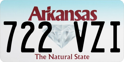AR license plate 722VZI