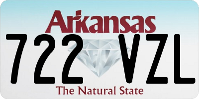 AR license plate 722VZL