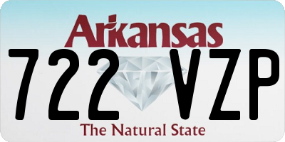 AR license plate 722VZP