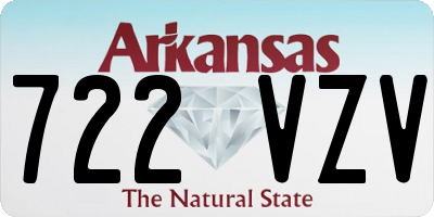 AR license plate 722VZV