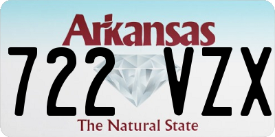 AR license plate 722VZX