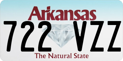 AR license plate 722VZZ