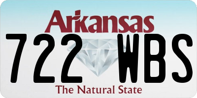 AR license plate 722WBS
