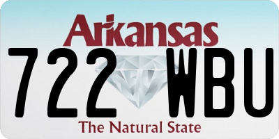 AR license plate 722WBU