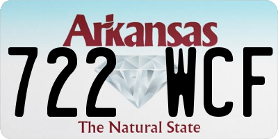 AR license plate 722WCF