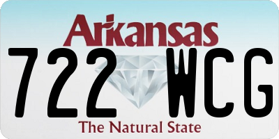 AR license plate 722WCG