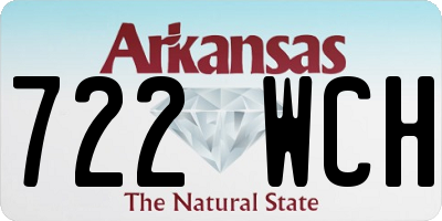 AR license plate 722WCH