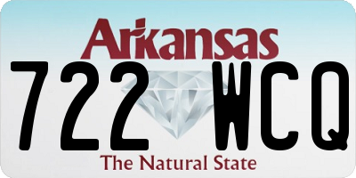 AR license plate 722WCQ