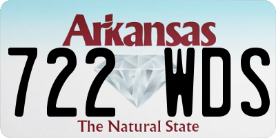 AR license plate 722WDS
