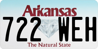 AR license plate 722WEH