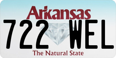 AR license plate 722WEL