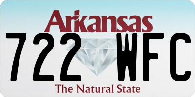 AR license plate 722WFC
