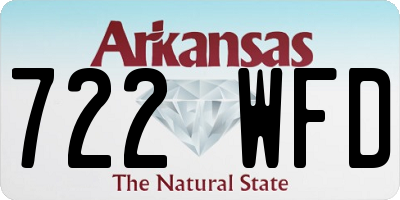AR license plate 722WFD