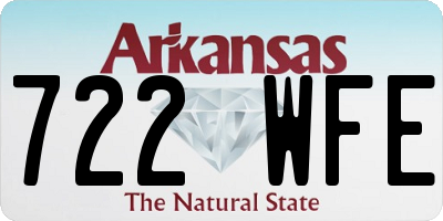 AR license plate 722WFE