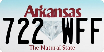 AR license plate 722WFF