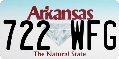 AR license plate 722WFG