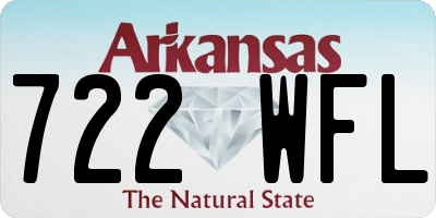 AR license plate 722WFL