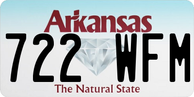 AR license plate 722WFM