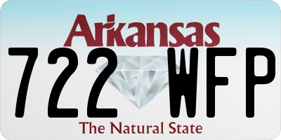 AR license plate 722WFP