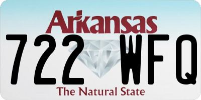 AR license plate 722WFQ