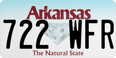 AR license plate 722WFR