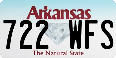 AR license plate 722WFS