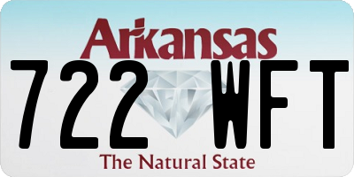 AR license plate 722WFT