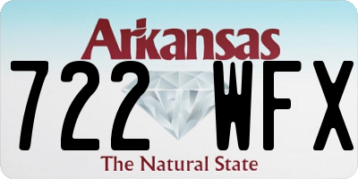 AR license plate 722WFX