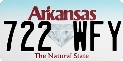 AR license plate 722WFY