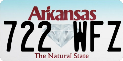 AR license plate 722WFZ