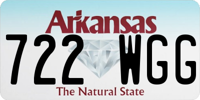 AR license plate 722WGG