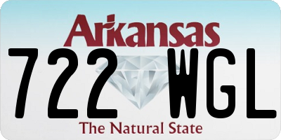 AR license plate 722WGL