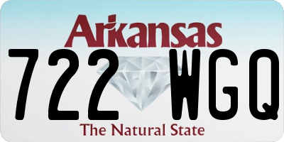 AR license plate 722WGQ