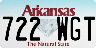 AR license plate 722WGT