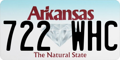 AR license plate 722WHC