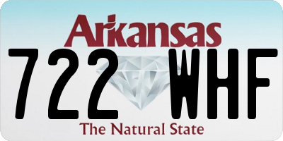 AR license plate 722WHF